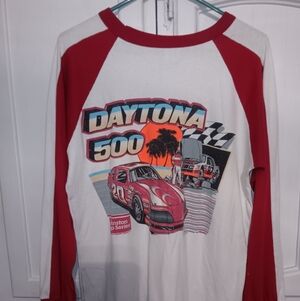 Vintage 80s Nascar Daytona Long Sleeve T-Shirt (L)